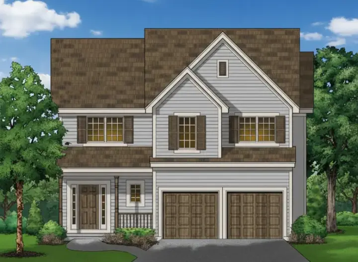 Traditional house plans 21-724 - front exterior, 1,760 sq ft, 3 bed, 2 bath house plans | Monster House Plans