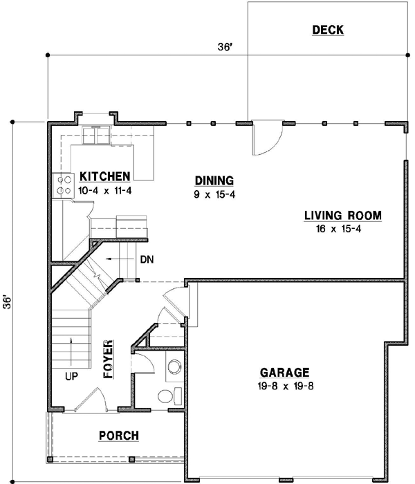 Main Floor Plan: 21-724