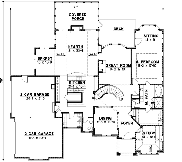 Main Floor Plan: 21-725