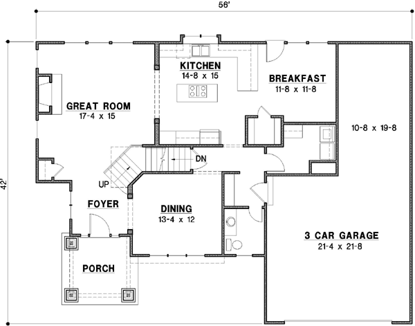 Main Floor Plan: 21-727