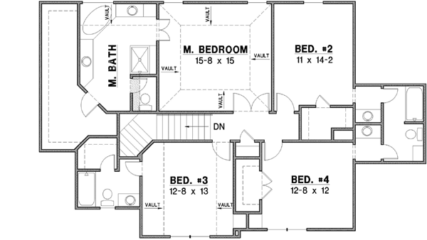 Upper/Second Floor Plan: 21-727