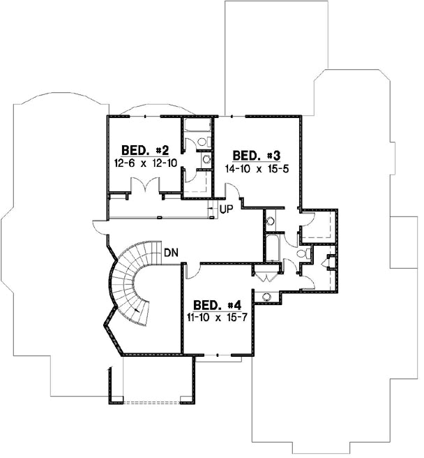 Upper/Second Floor Plan: 21-729