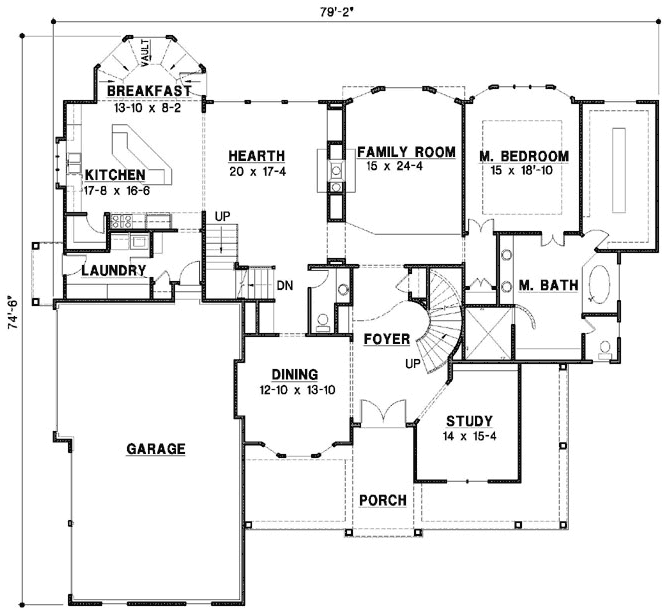 Main Floor Plan: 21-730