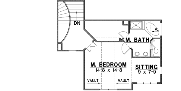 Upper/Second Floor Plan: 21-733