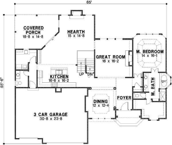 Main Floor Plan: 21-734