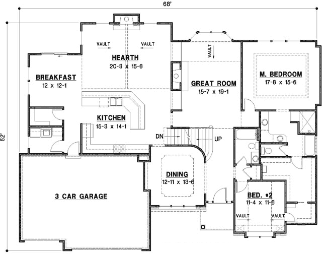 Main Floor Plan: 21-735
