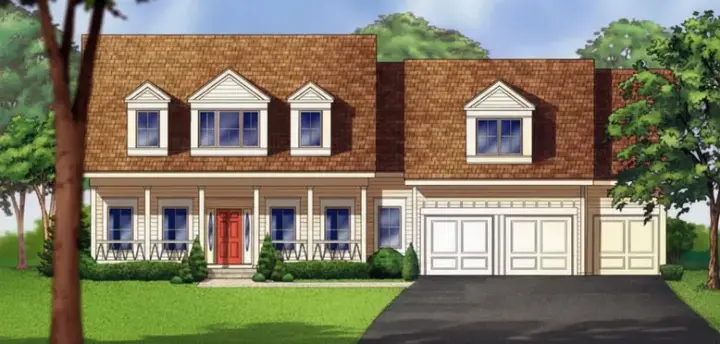 Country house plans 21-736 - front exterior, 4,226 sq ft, 4 bed, 3 bath house plans | Monster House Plans