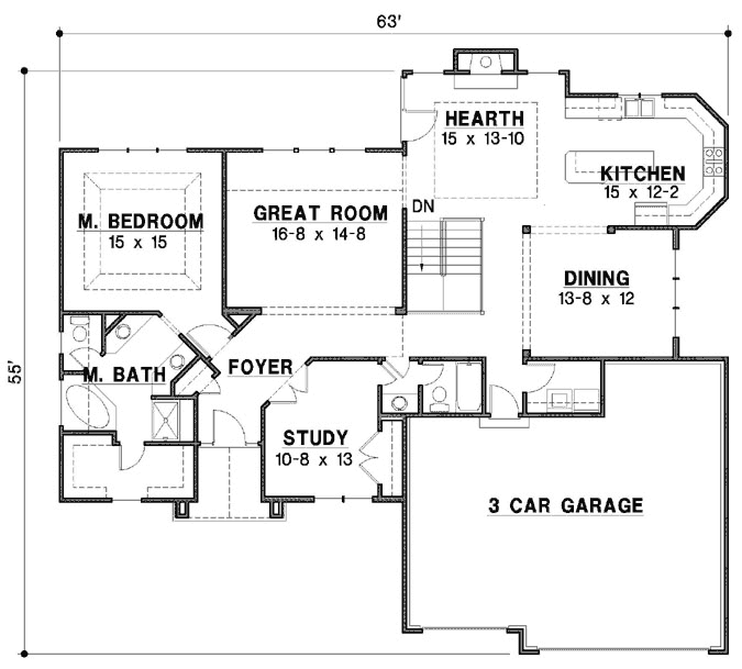Main Floor Plan: 21-739