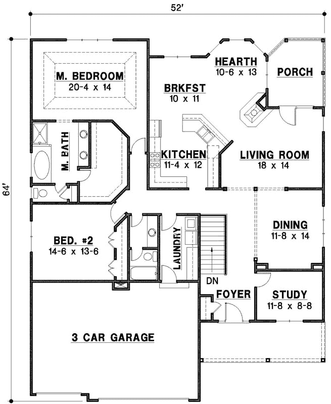 Main Floor Plan: 21-740