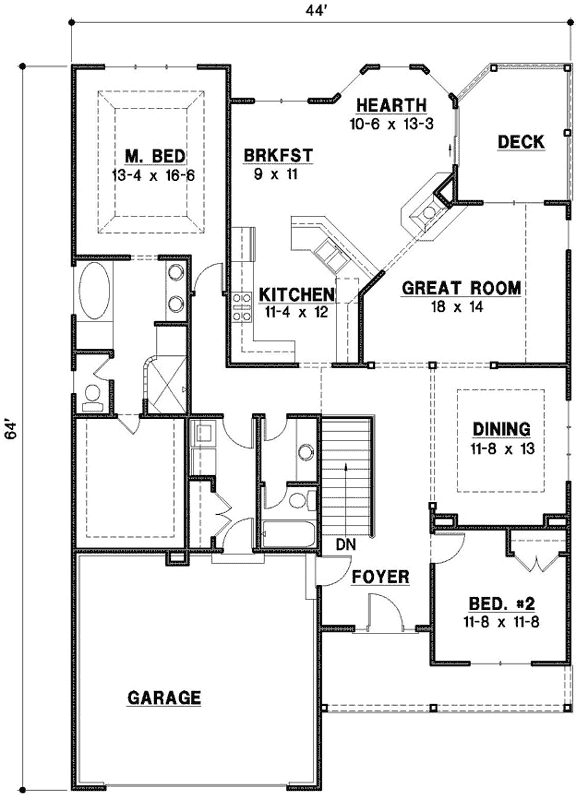 Main Floor Plan: 21-741