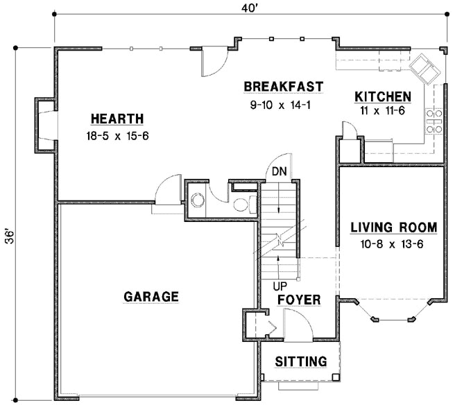 Main Floor Plan: 21-742