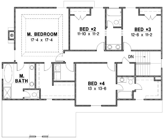 Upper/Second Floor Plan: 21-743