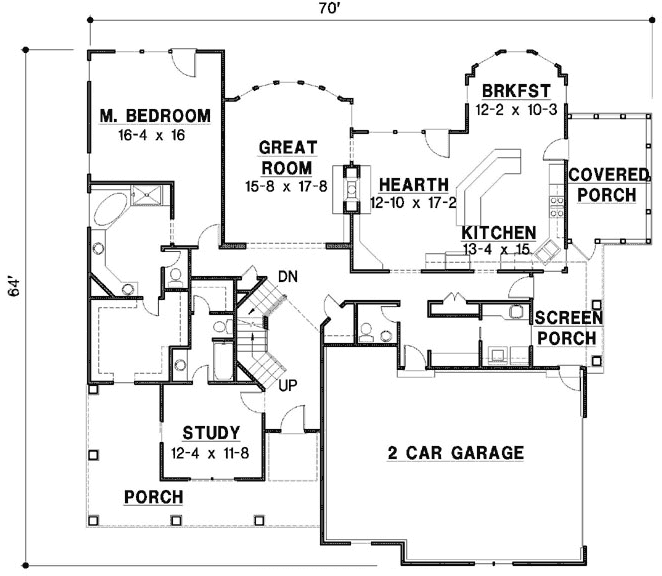 Main Floor Plan: 21-745