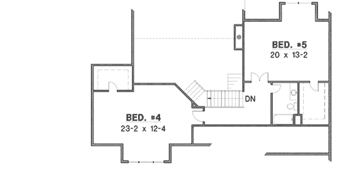 Upper/Second Floor Plan: 21-746