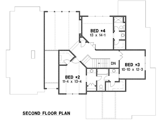 Upper/Second Floor Plan: 21-748