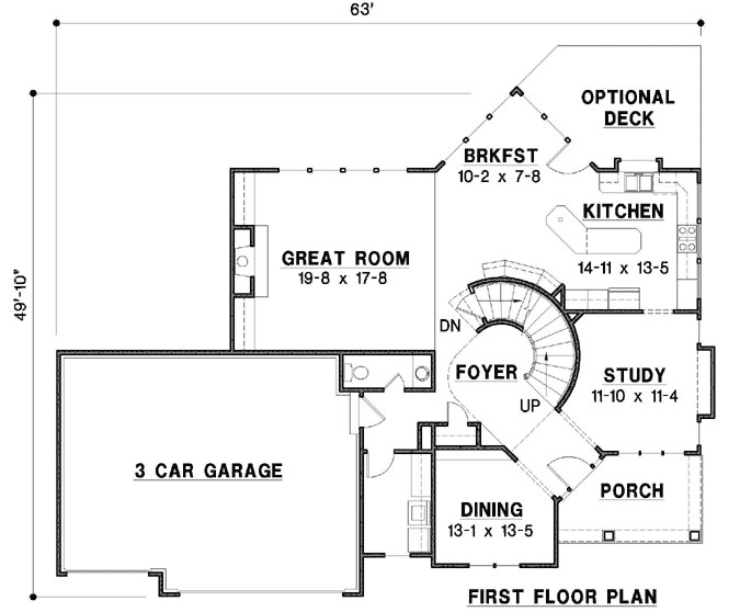 Main Floor Plan: 21-749