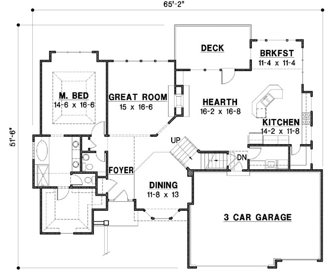 Main Floor Plan: 21-750