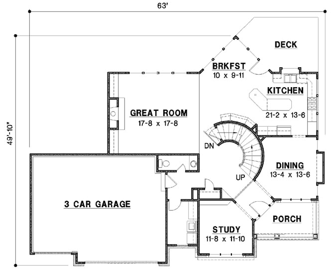 Main Floor Plan: 21-751