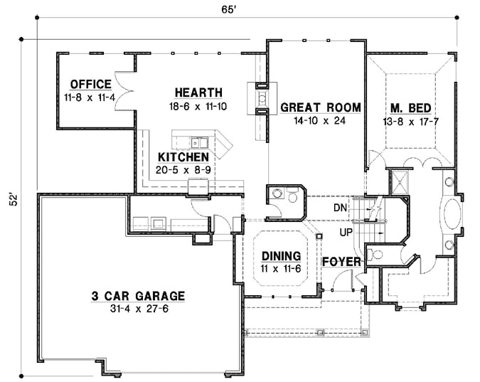 Main Floor Plan: 21-752