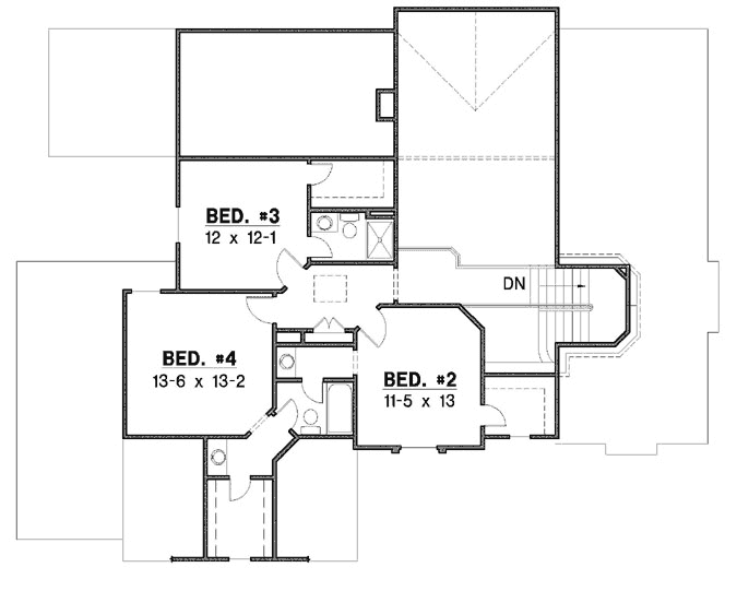 Upper/Second Floor Plan: 21-752