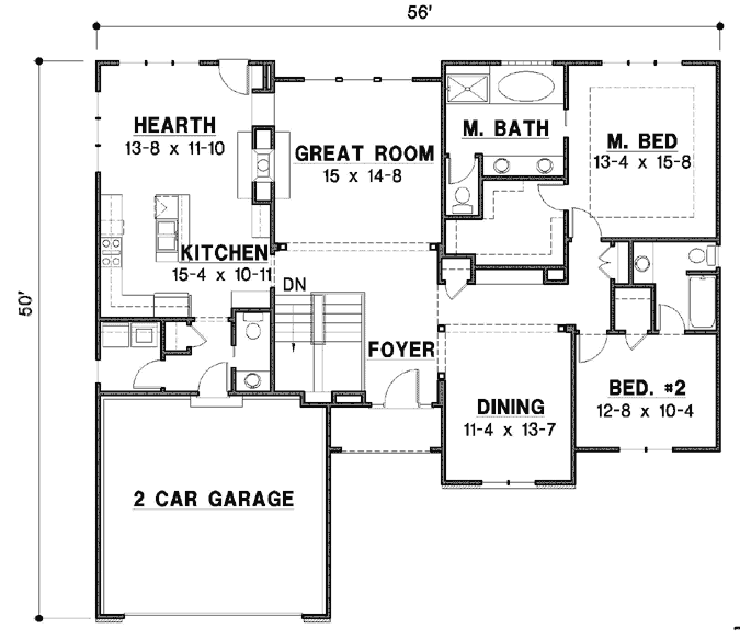 Main Floor Plan: 21-758