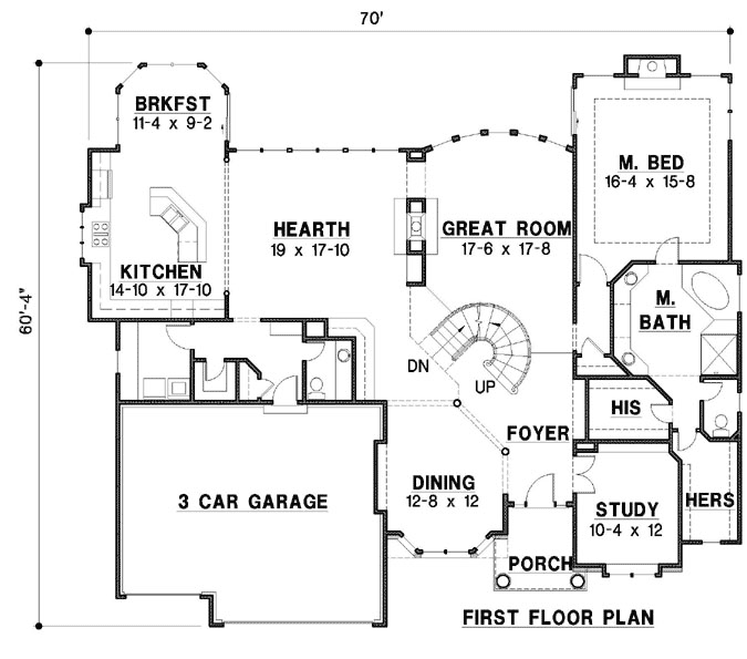Main Floor Plan: 21-760
