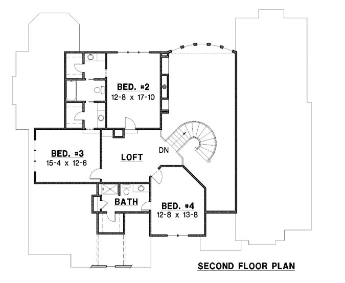 Upper/Second Floor Plan: 21-760