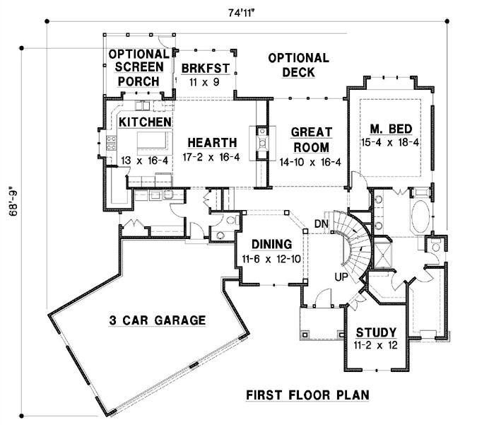 Main Floor Plan: 21-761
