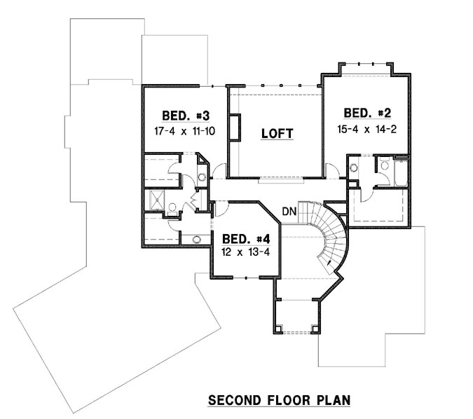 Upper/Second Floor Plan: 21-761