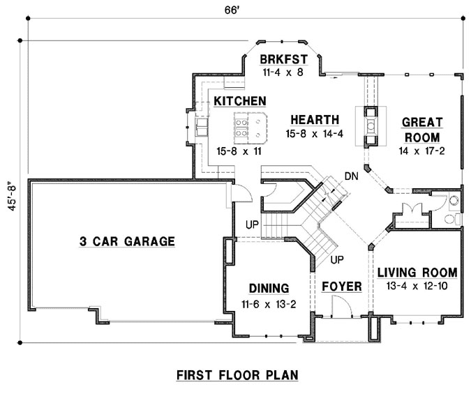 Main Floor Plan: 21-762