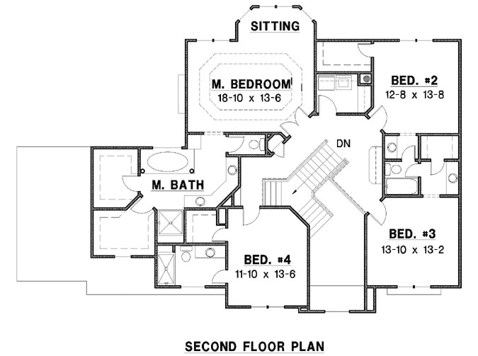 Upper/Second Floor Plan: 21-762