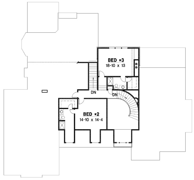 Upper/Second Floor Plan: 21-764