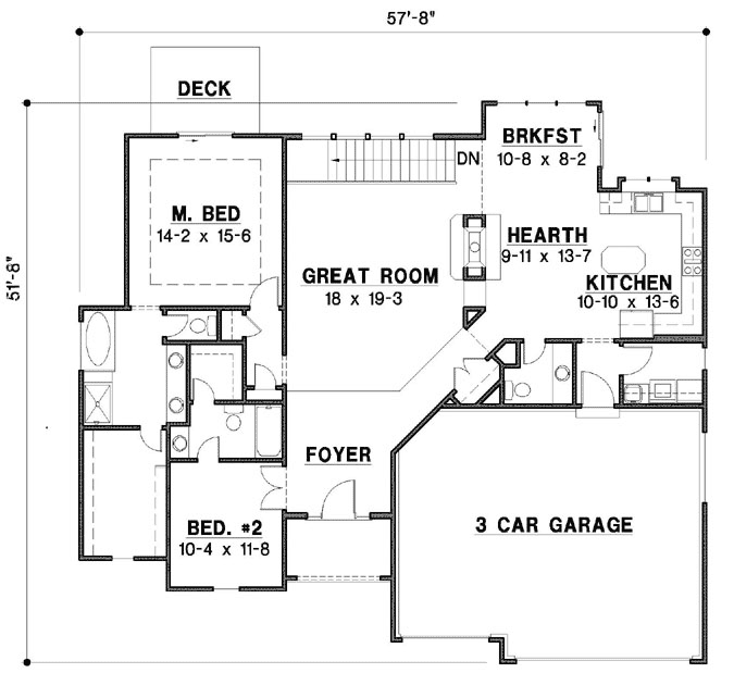 Main Floor Plan: 21-765
