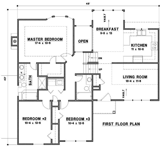 Main Floor Plan: 21-766