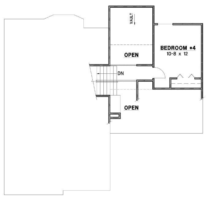 Upper/Second Floor Plan: 21-766