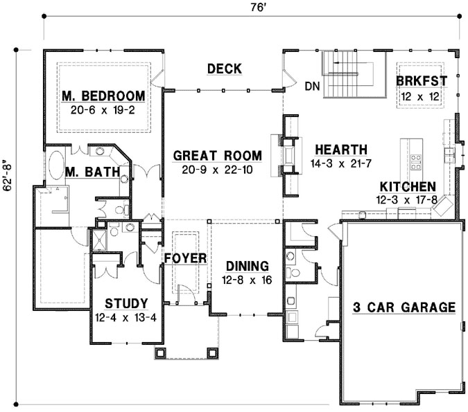 Main Floor Plan: 21-768