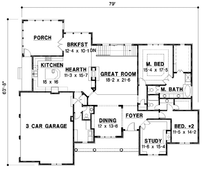 Main Floor Plan: 21-769