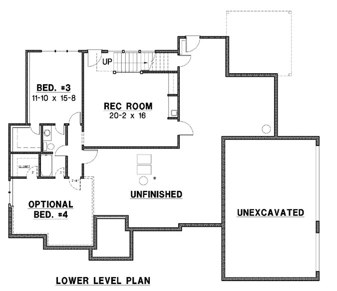 Lower Floor Plan: 21-770