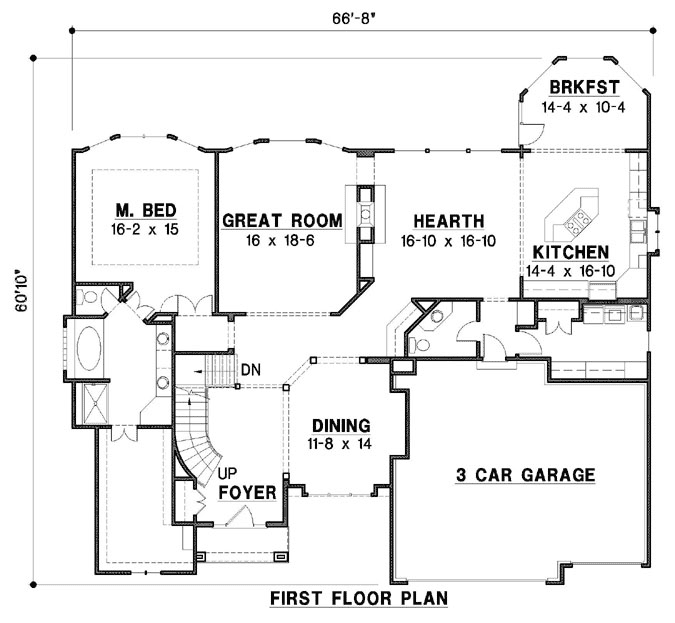 Main Floor Plan: 21-771