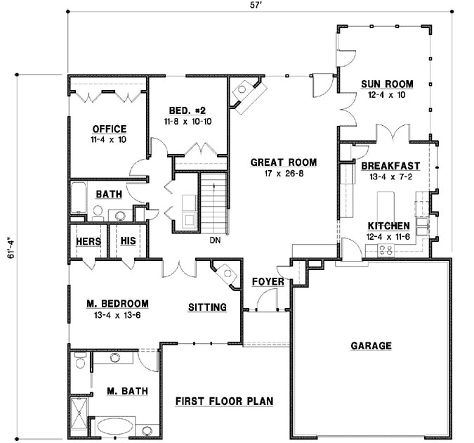 Main Floor Plan: 21-772