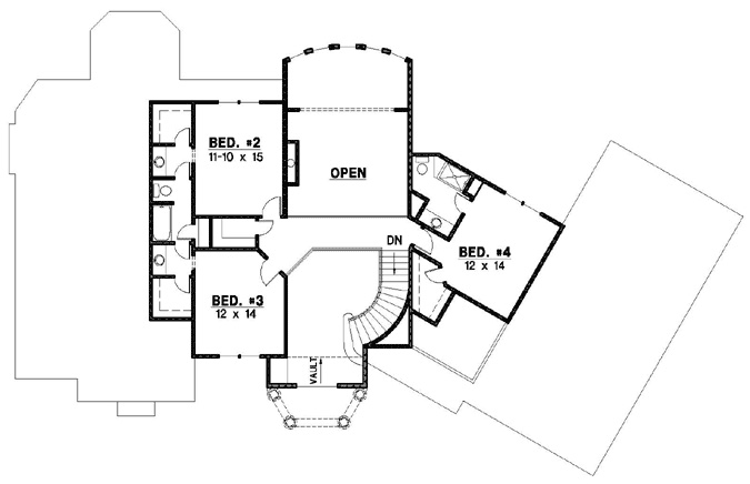 Upper/Second Floor Plan:21-773