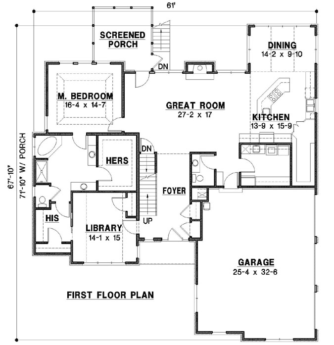 Main Floor Plan: 21-775