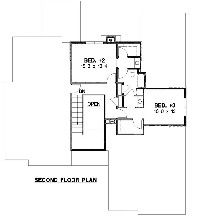 Upper/Second Floor Plan: 21-775