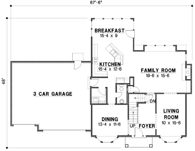 Main Floor Plan: 21-777