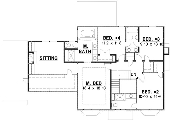 Upper/Second Floor Plan: 21-777