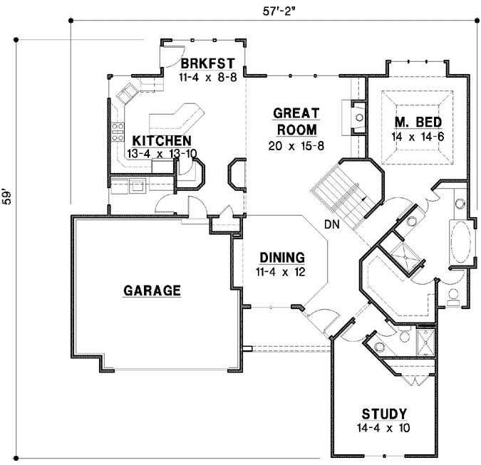 Main Floor Plan: 21-779