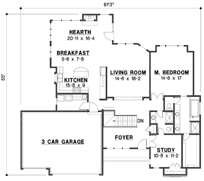 Main Floor Plan: 21-780