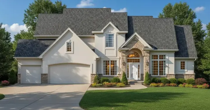 European house plans 21-781 - front exterior, 3,069 sq ft, 4 bed, 3 bath house plans | Monster House Plans