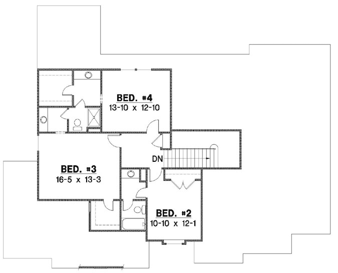 Upper/Second Floor Plan: 21-781