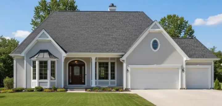 European house plans 21-785 - front exterior, 2,889 sq ft, 4 bed, 3 bath house plans | Monster House Plans